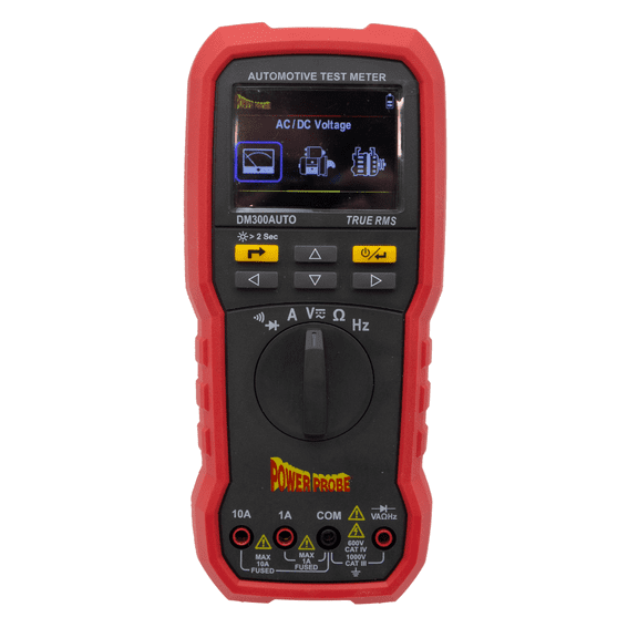 Power Probe PPDM300AUTO Automotive Digital Multimeter True RMS Color Display