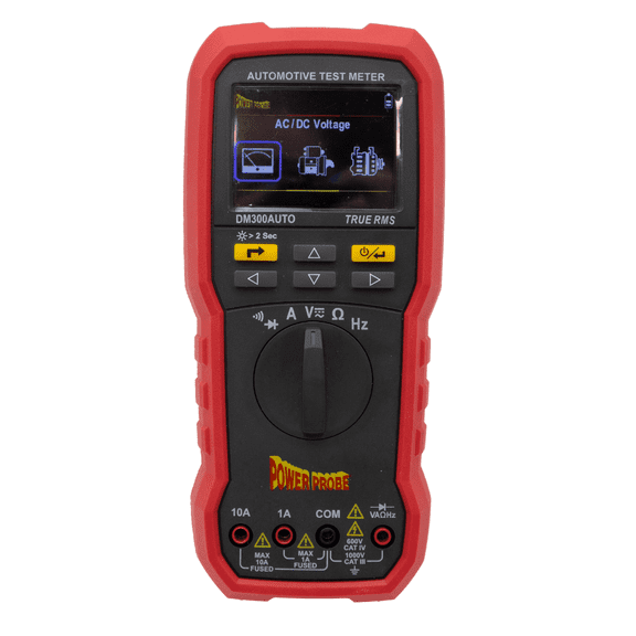 Power Probe PPDM300AUTO Automotive Digital Multimeter True RMS Color Display
