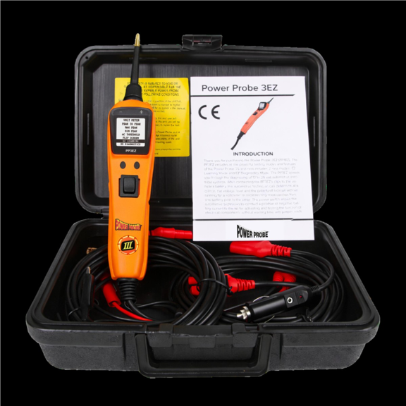 Power Probe PP3EZCARBAS Circuit Tester with Learning and Diagnostics Mode for Easy Automotive Electrical and Component Testing for 12 to 24 Volts Electrical Systems