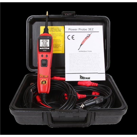 Power Probe PP3EZREDAS Power Probe 3EZ with Case and ACC - Red