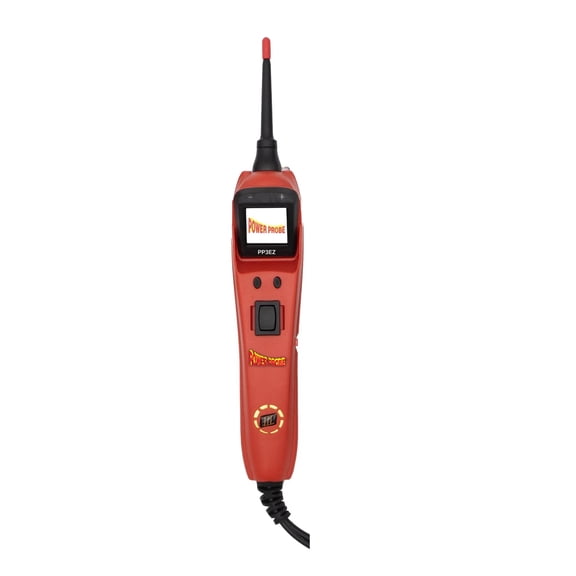 Power Probe PP3EZREDCS Circuit Tester with Learning and Diagnostics Mode for Easy Automotive Electrical and Component Testing for 12 to 24 Volts Electrical Systems – Tool Only