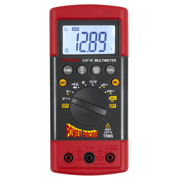 Power Probe PPDMM CAT IV 600V Digital Multimeter Hybrid Safe