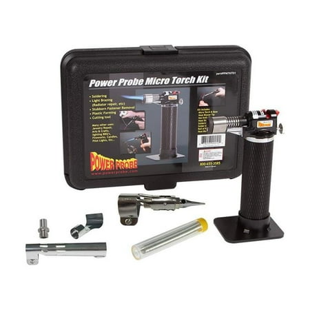 Power Probe PPMTKIT01 Refillable Butane Soldering Micro Torch Kit