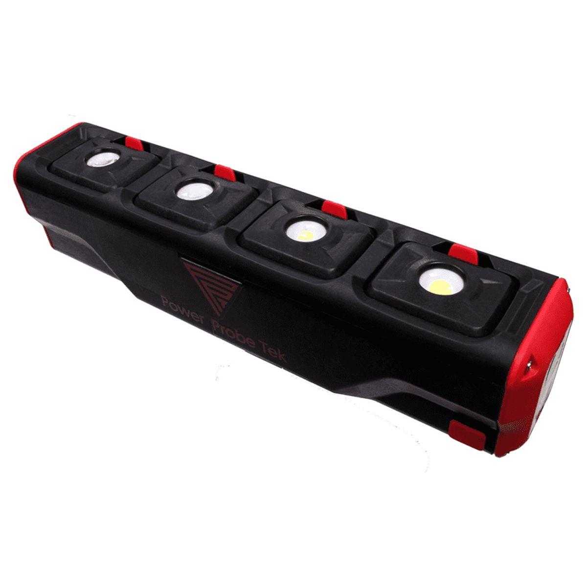 Power Probe PPMWL1000 Pro Series 1000 Total Lumen  Rechargeable Magnetic Base with Four Modular  Magnetic Removable Work Lights  - Black