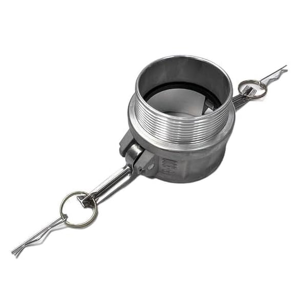 Power Products Aluminum Type B Cam and Groove Couplings / 3-Inch Quick Connect & Disconnect Fittings/Hose Camlock Fittings-3" Female Camlock Adapter Coupler Plug x 3" Male NPT Thread (3")