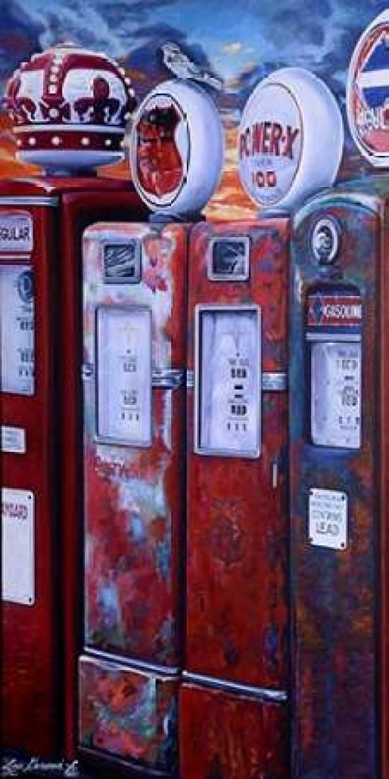 Power Pumps Canvas Art - Lynn Garwood (10 x 20)