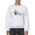thumbnail image 1 of Power Quotes Viii Sweatshirt Men -Anna Hambly Designs, Male Medium, 1 of 4
