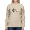 thumbnail image 1 of Power Quotes Viii Sweatshirt Women -Anna Hambly Designs, Female XX-Large, 1 of 4