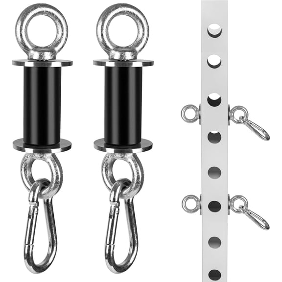 Power Rack Attachments With Quick Connect Buckles O-Ring Band Pegs Resistance Band Hooks For 2" X 2" Squat Rack 1" Hole