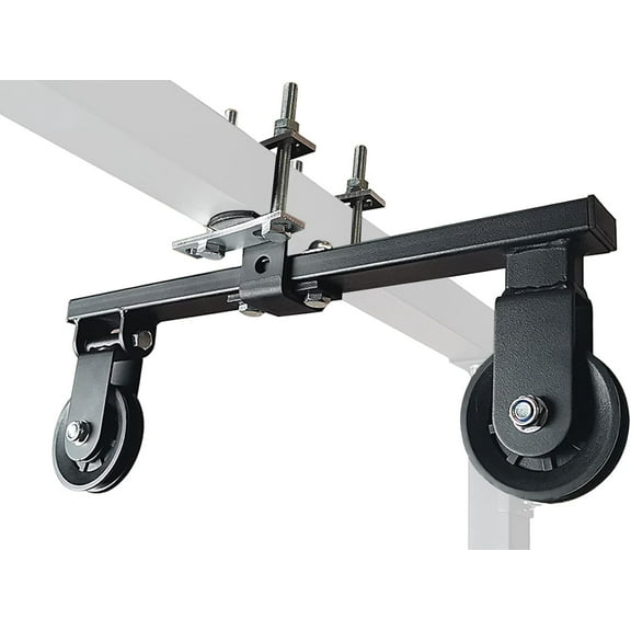 Power Rack Pulley Attachment, LAT Pulldown Machine - Cable & Weight Dual Pulley System for Home Gym Strength Training, Power Racks