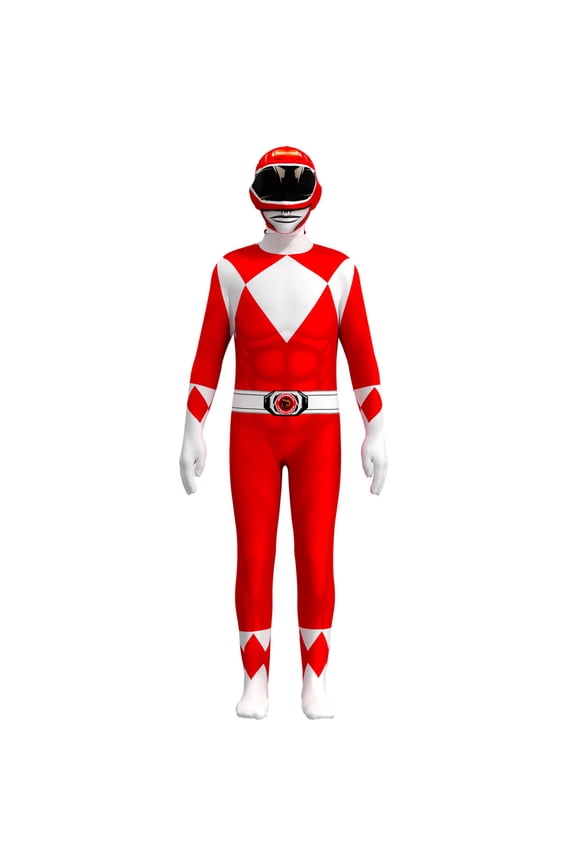 Power Ran gers Cosplay Costumes for Kids Jumpsuit Fancy Dress up costume party Playsuit