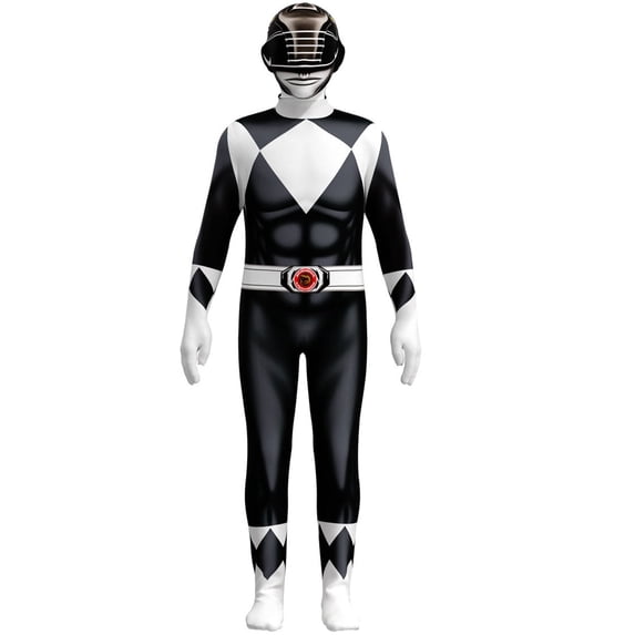 Power Ran gers Cosplay Costumes for Kids Jumpsuit Fancy Dress up costume party Playsuit