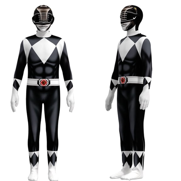 Power Ran gers Cosplay Costumes for Kids Jumpsuit Fancy Dress up costume party Playsuit