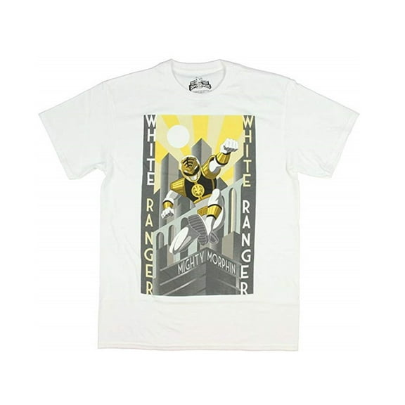 Power Ranger Mighty Morphin White Ranger Men's T-Shirt