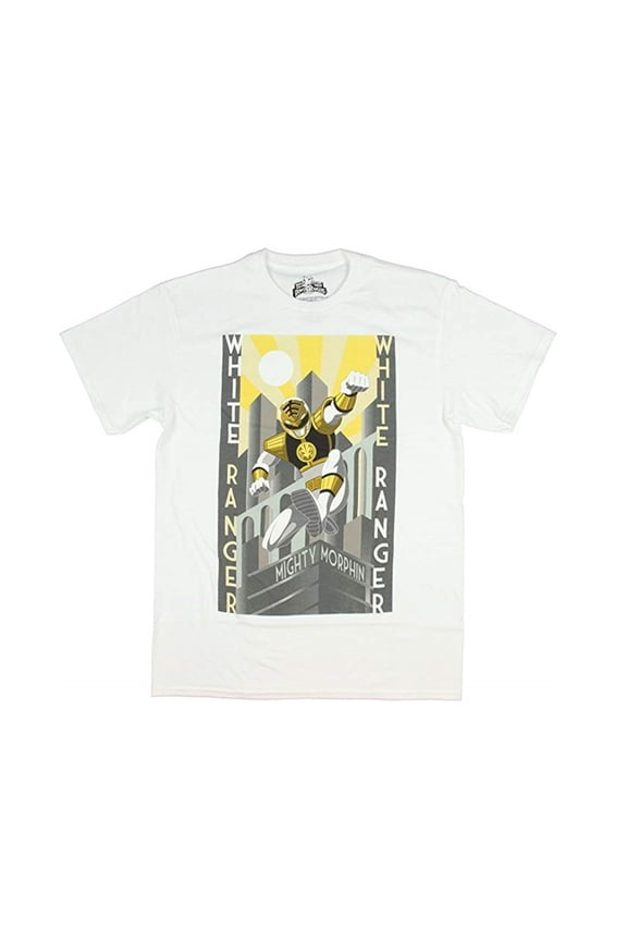 Power Ranger Mighty Morphin White Ranger Men's T-Shirt