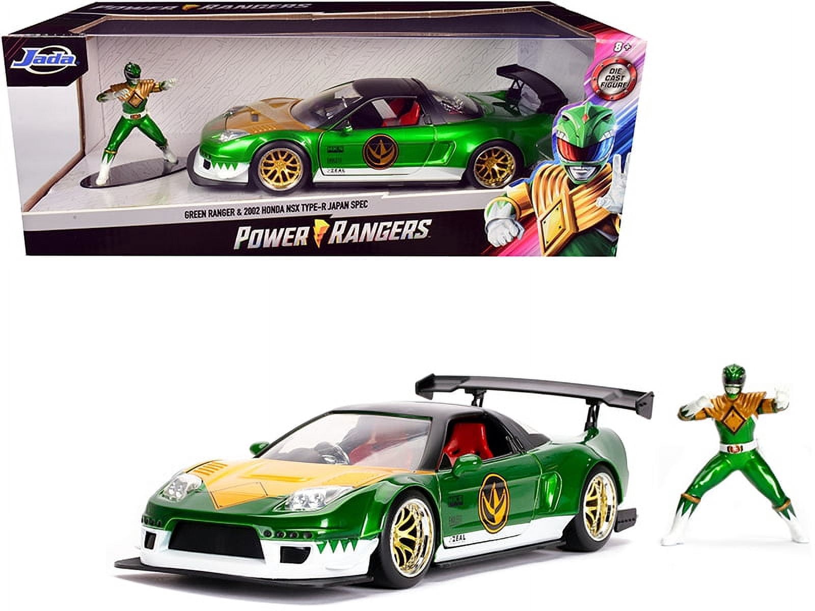 JADA TOYS 1/24 Honda NSX Type R 2002 with Power Rangers figure