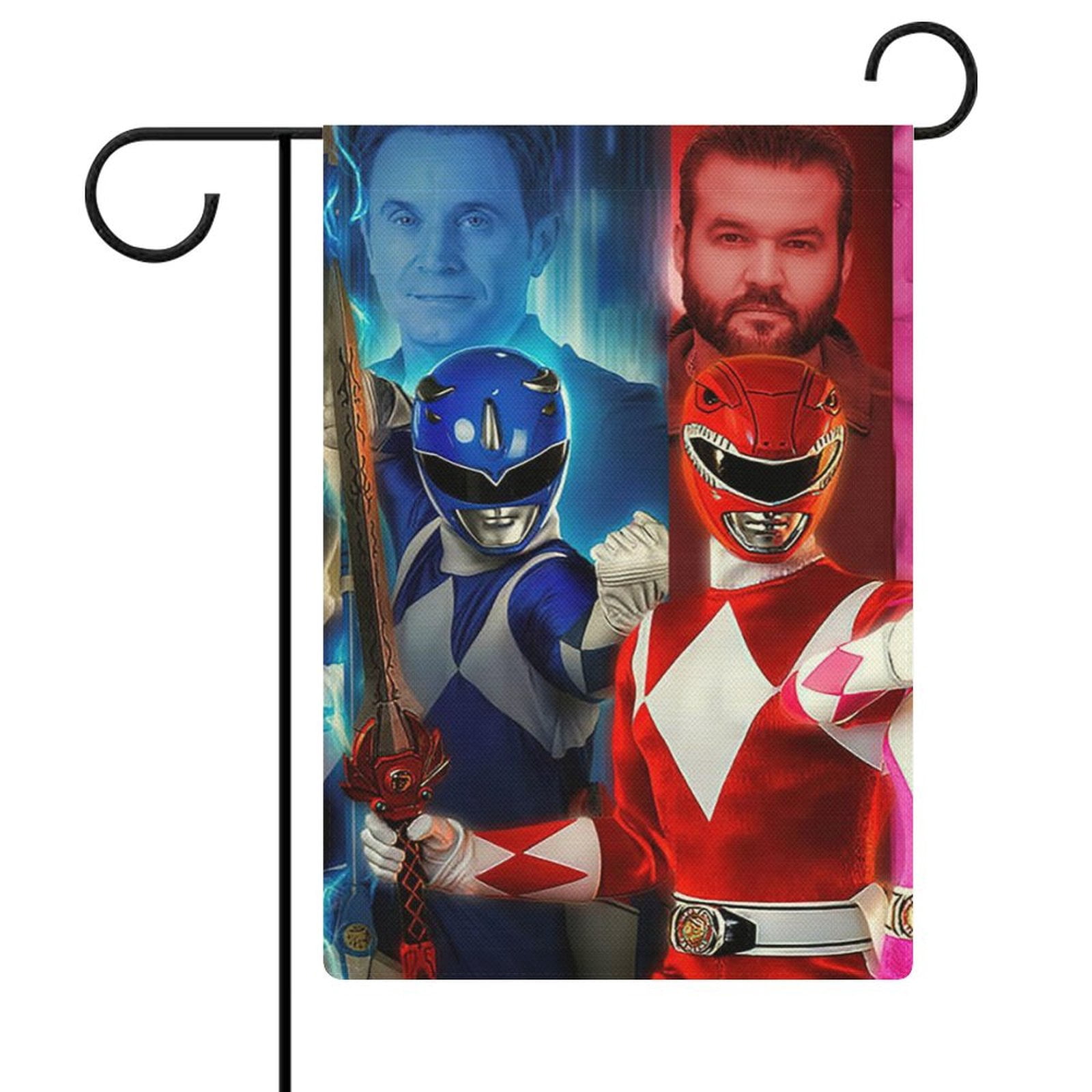 Power Rangers 12 X 18 Inch Garden Banner - Double-Sided House Outdoor ...