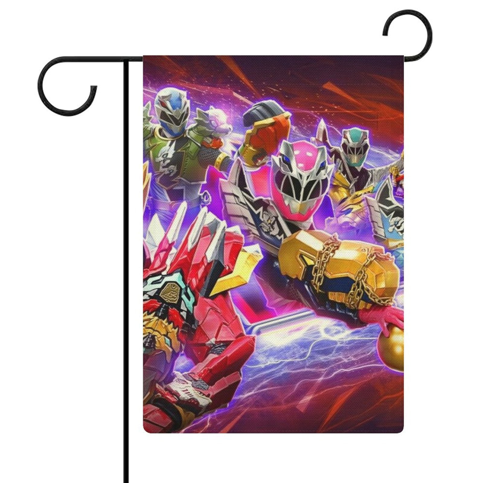 Power Rangers 12 X 18 Inch Garden Banner - Double-Sided House Outdoor ...