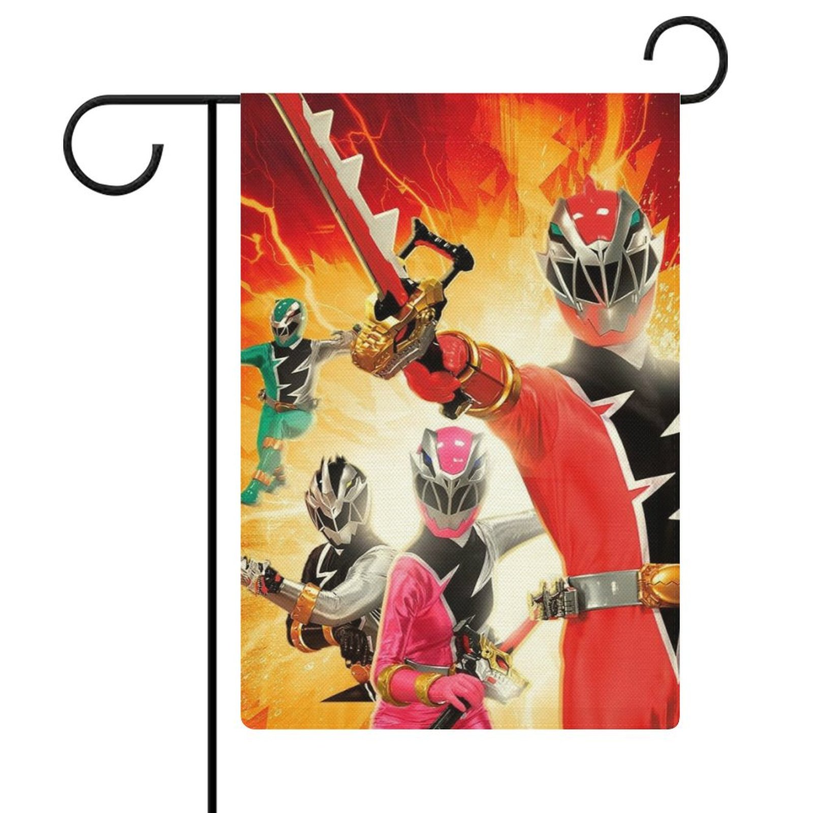 Power Rangers 12 X 18 Inch Garden Banner - Double-Sided House Outdoor ...