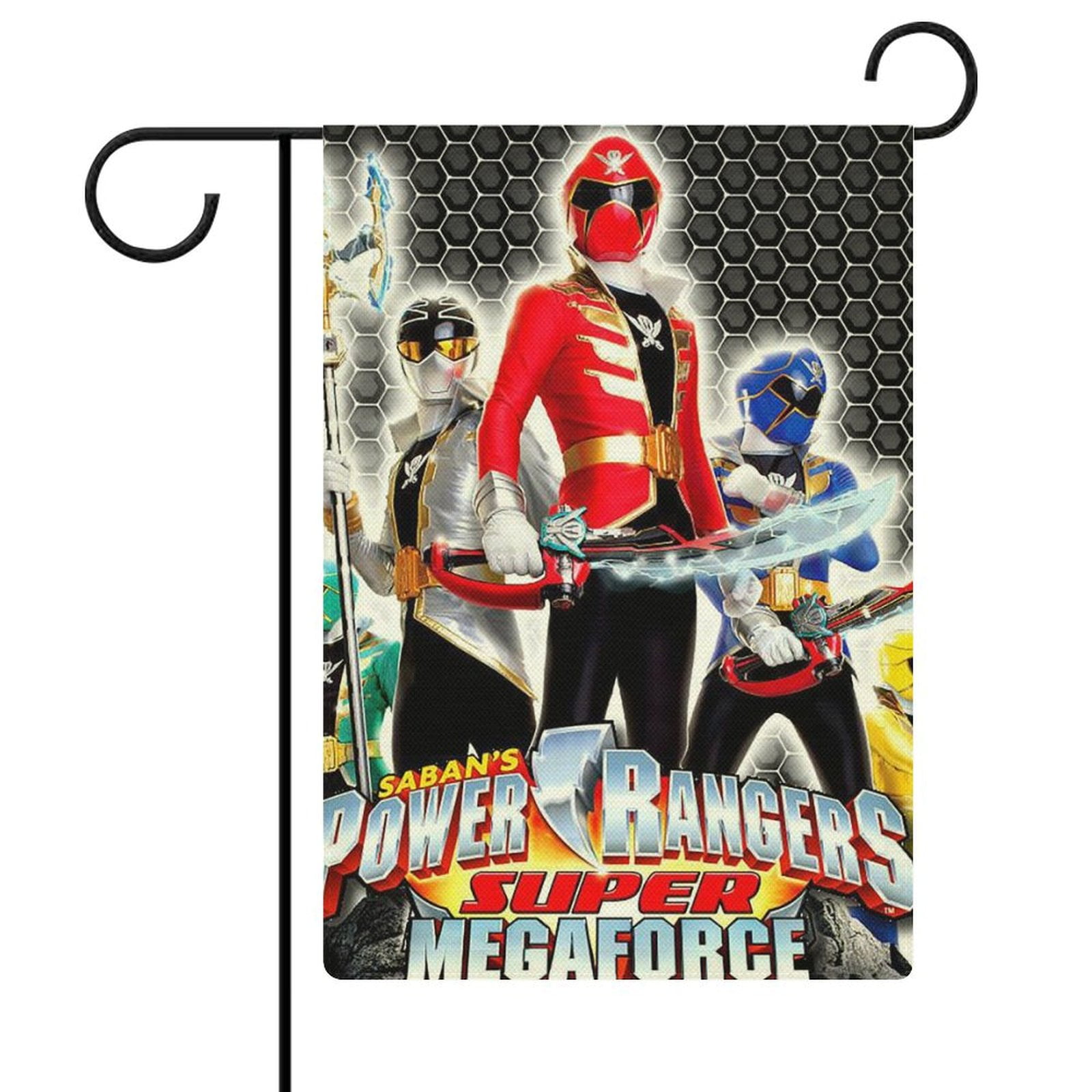 Power Rangers 12 X 18 Inch Garden Banner - Double-Sided House Outdoor ...