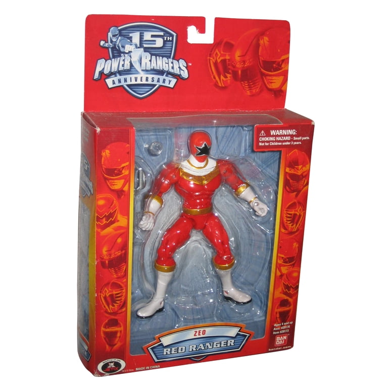 Power Rangers 15th Anniversary Zeo Red Ranger (2007) Bandai Figure
