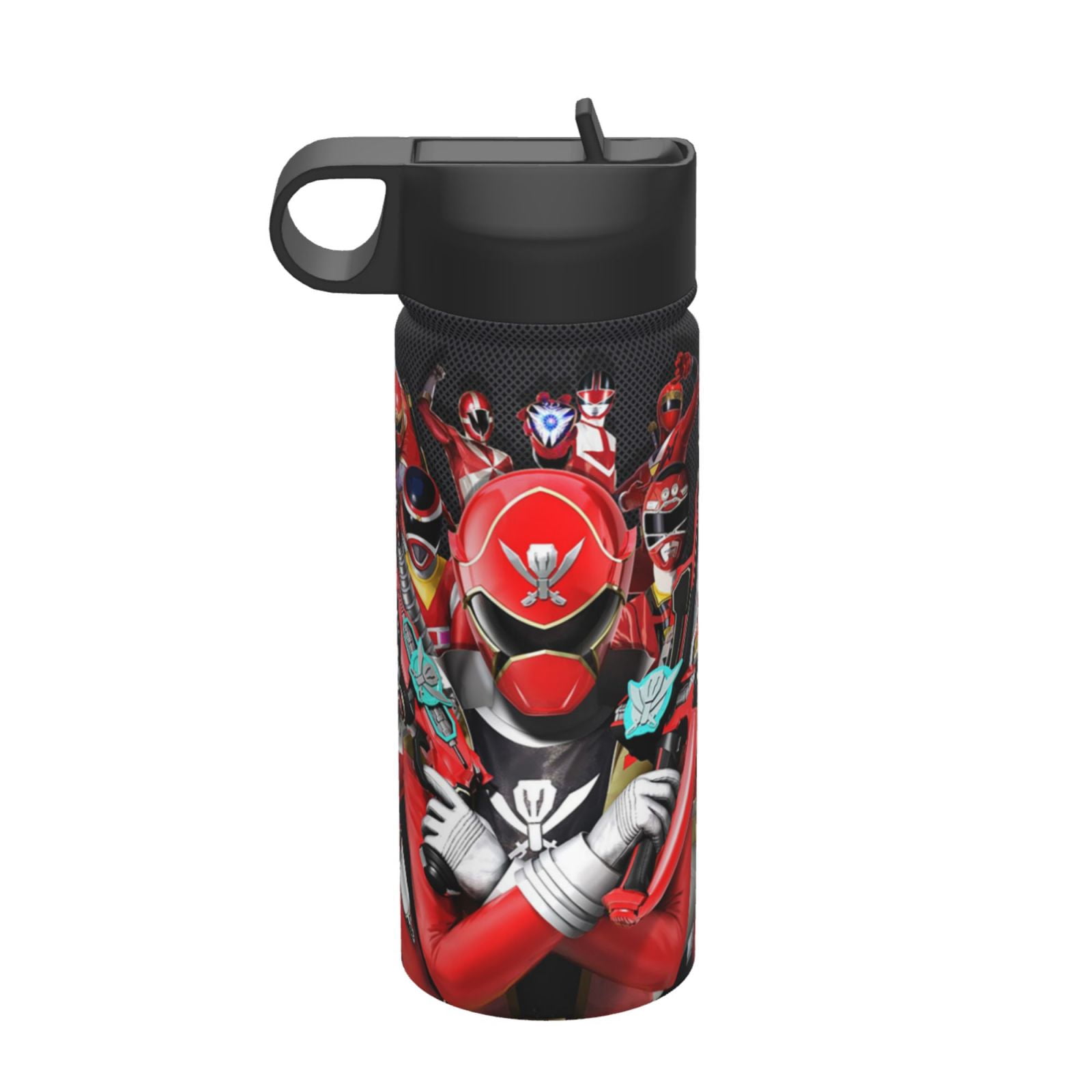 Power Rangers 18 Oz Insulated Water Bottle, Reusable Stainless Steel ...