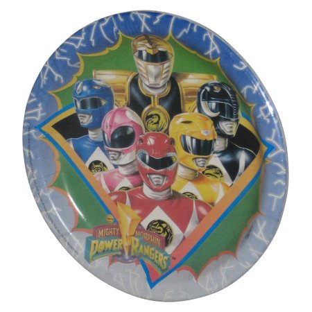 Power Rangers (1995) Saban James River Lunch Paper Plates Pack - (8 Plates)