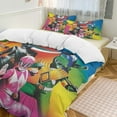 thumbnail image 1 of Power Rangers 3-Piece Bedding Comforter Set Bed Cover Set Soft Warm Bedding for Bedroom, Home, Hotel 90"x90", 1 of 8