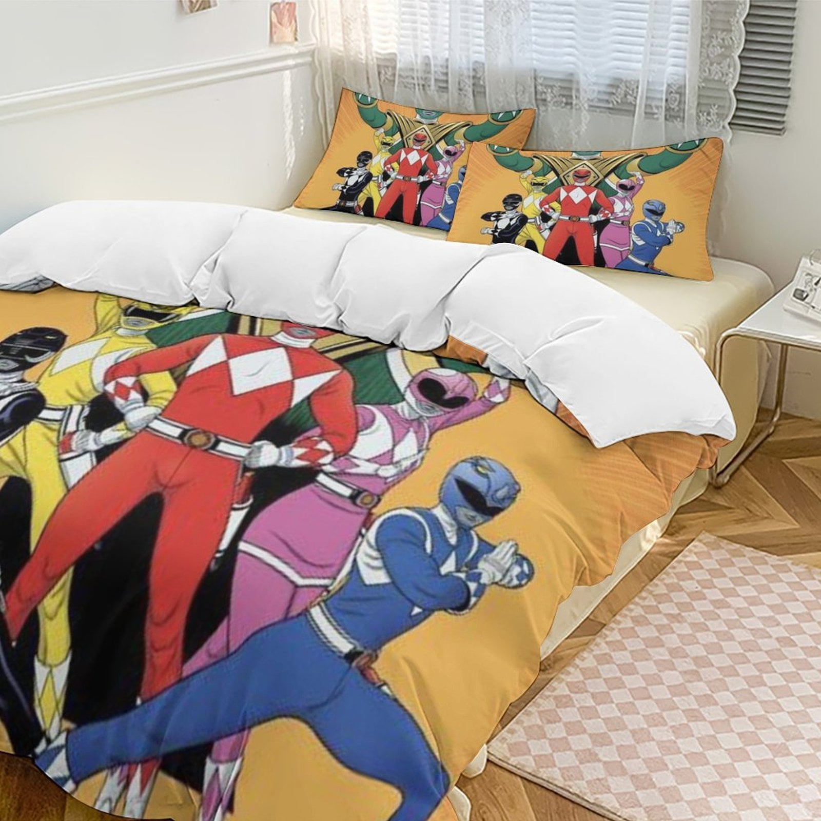Power Rangers 3-Piece Bedding Comforter Set Bed Cover Set Soft Warm ...