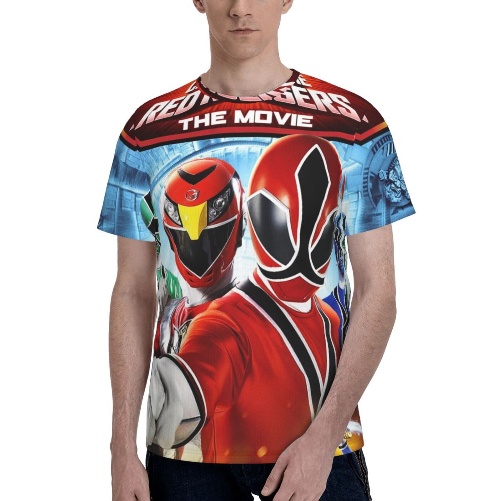 Power Rangers 3d Graphic Print Shirts Casual Short Sleeve Tee Shirts ...