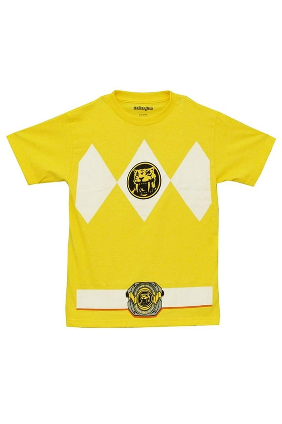 Power Rangers Adult Yellow Ranger Costume T-Shirt