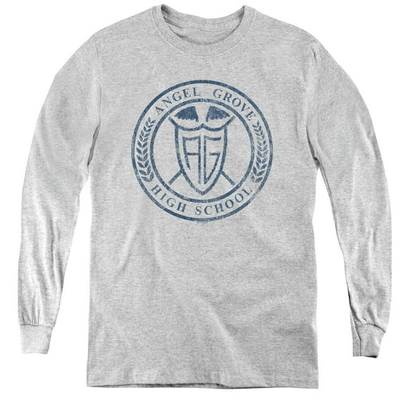 Power Rangers - Angel Grove Hs - Youth Long Sleeve Shirt - Small