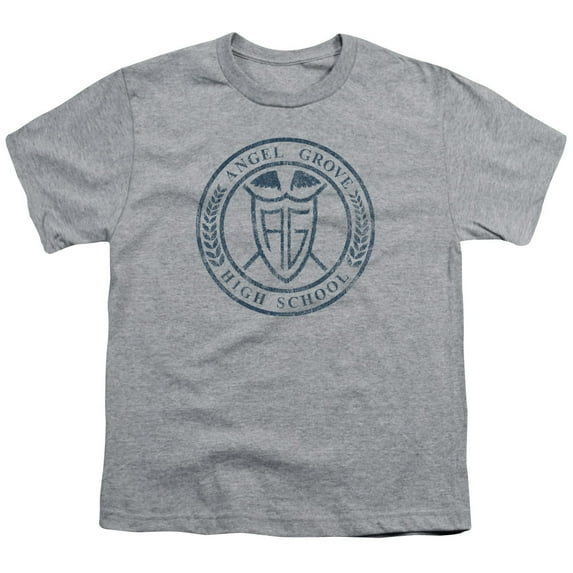Power Rangers - Angel Grove Hs - Youth Short Sleeve Shirt - Small
