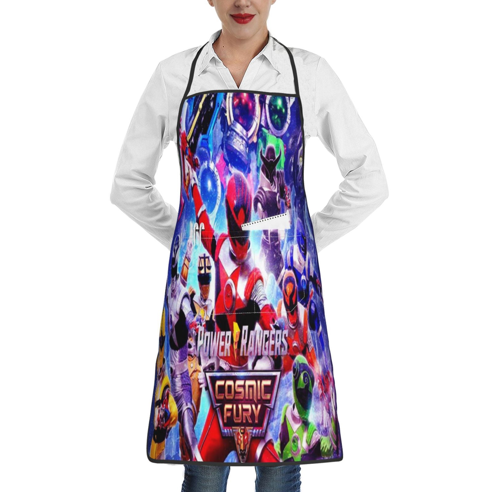 Power Rangers Aprons Waterproof Adjustable Aprons Bib Mothers Day Gifts ...