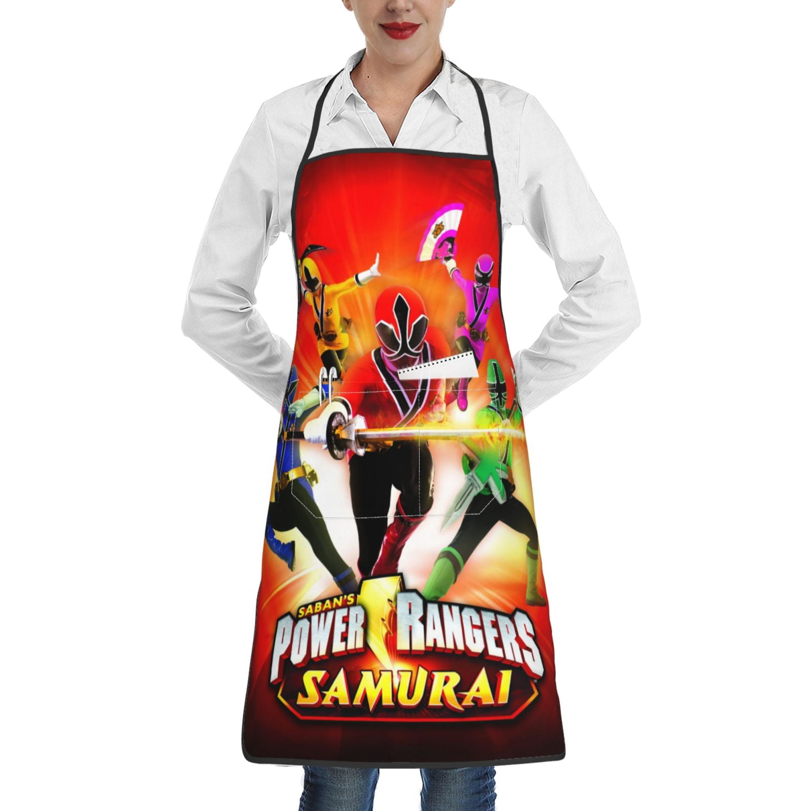 Power Rangers Aprons Waterproof Adjustable Aprons Bib Mothers Day Gifts ...