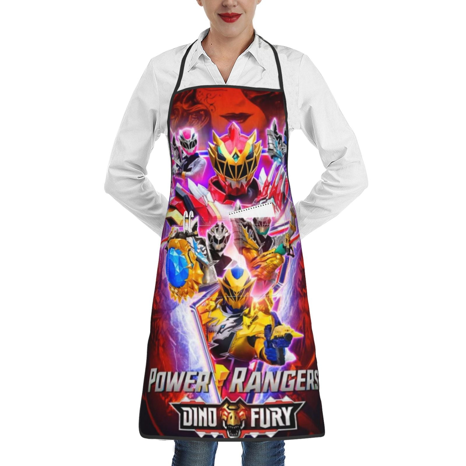 Power Rangers Aprons Waterproof Adjustable Aprons Bib Mothers Day Gifts ...