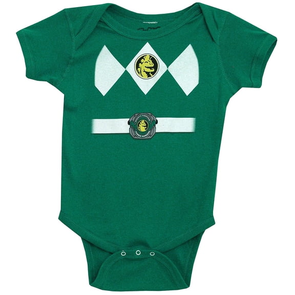 Mighty Fine Power Rangers Male Halloween Costume Romper for Infant, 0-6 Months