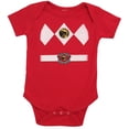 thumbnail image 1 of Mighty Fine Power Rangers Baby Red Ranger Costume Romper, Infant 0-6 Months, 1 of 1