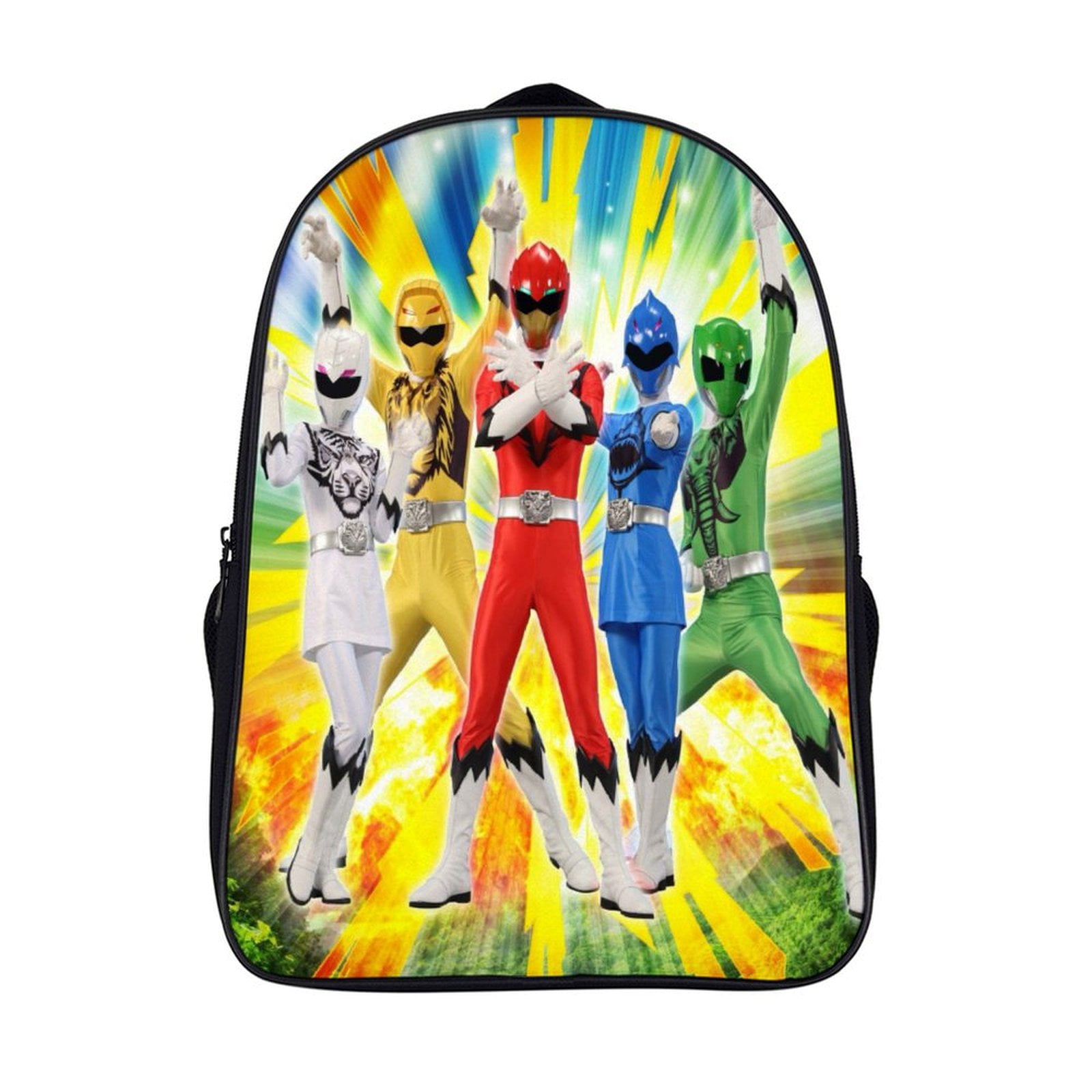 Power Rangers Backpack 16 Inch Book Bags Casual Daypack for Travel Work ...