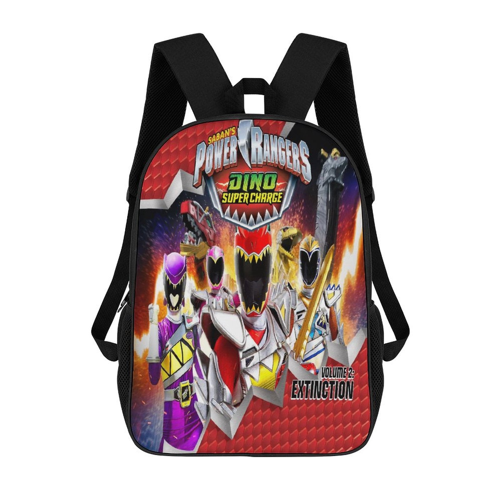 Power Rangers Backpack 17 Inch Book Bags Casual Daypack for Travel Work ...
