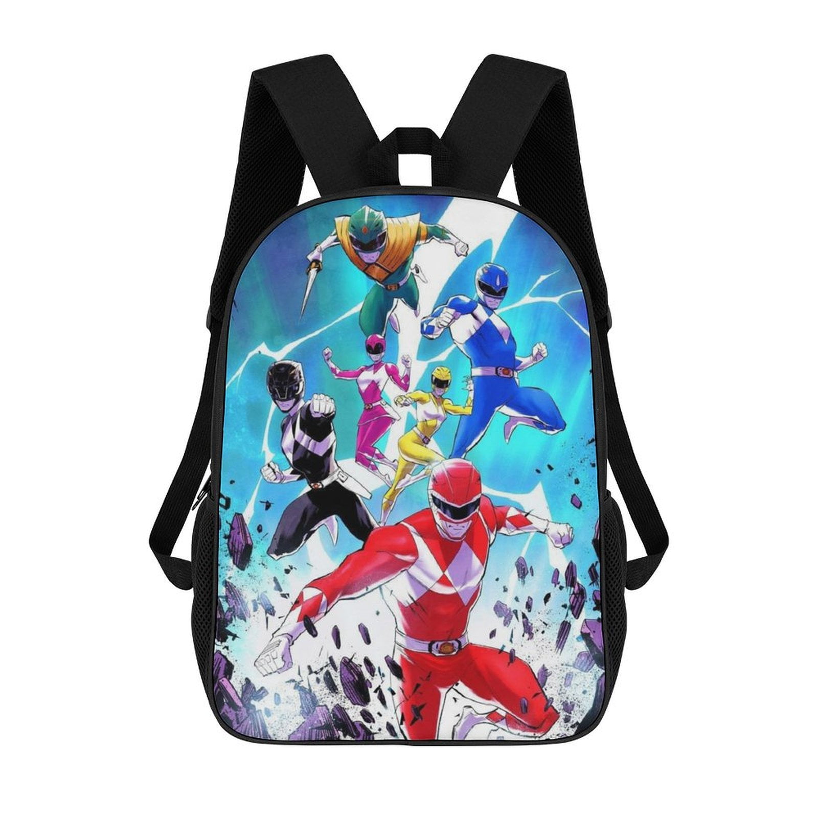 Power Rangers Backpack 17 Inch Shoulder Bag Sturdy Laptop Backpack ...