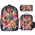 thumbnail image 1 of Power Rangers Backpacks 3 Piece Set Bookbag with Lunch Bag And Pencil Case, 1 of 8