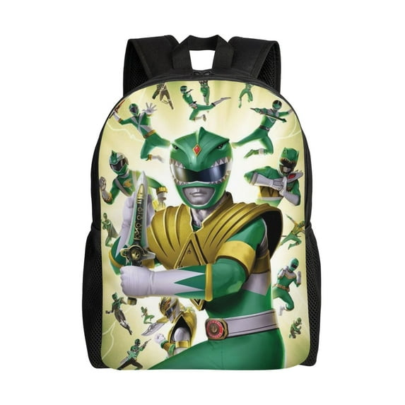Power Rangers Backpacks Casual Daypacks Student Book Bag Printing Satchel Rucksack Lightweight Schoolbag