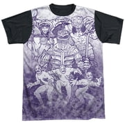 Power Rangers Baddies Sub Unisex Adult Halloween Costume Sublimated T Shirt