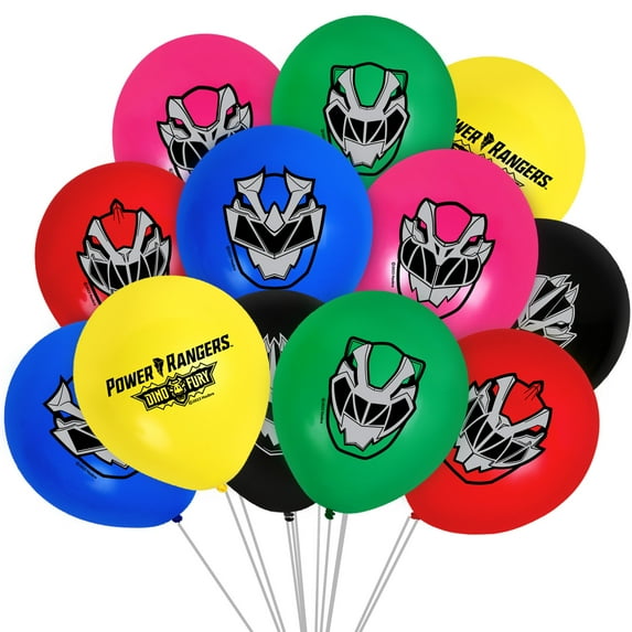 Power Rangers Balloon 12 Pack - Power Rangers Party Supplies