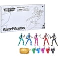 thumbnail image 1 of Power Rangers Battle Attackers 5 Ranger Team Multipack Action Figure 5-Pack (with Dino Fury Keys and Chromafury Saber), 1 of 4