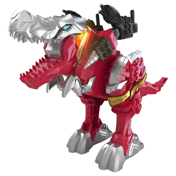 Power Rangers Battle Attackers Dino Fury T-Rex Champion Zord Electronic Action Figure