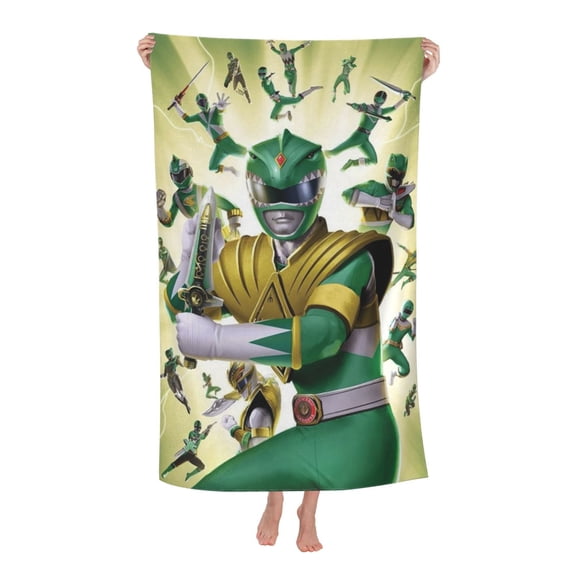 Power Rangers Beach Towels Soft Bath Blanket Camping Towels For Travel, Swim, Gym