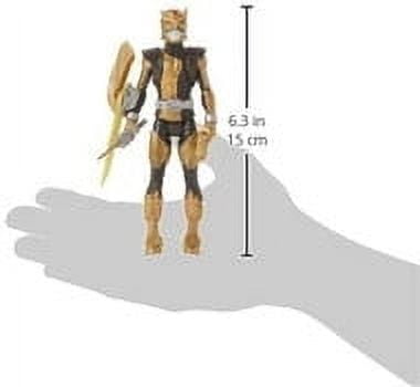 Power Rangers Beast Morphers Gold Ranger 6-inch Action Figure Toy, Includes Accessories