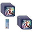 thumbnail image 1 of Power Rangers Birthday Party Supplies Bundle includes 16 Lunch Paper Plates and 1 Dinosaur Sticker Sheet, 1 of 3
